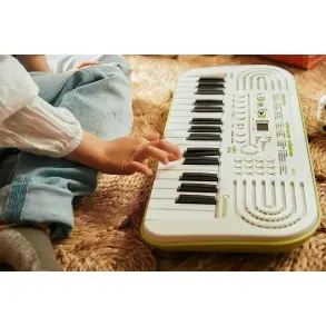 Teclado Casio SA50 De 32 Teclas Mini | 100 Sonidos | Color Blanco