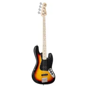 Bajo Eléctrico SX Jazz Bass 4 Cuerdas Sunburst 3 Tonos + Funda