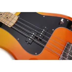 Bajo Eléctrico SX Precision 4 Cuerdas Burning Fire + Funda