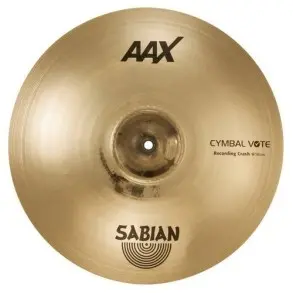 Platillo Sabian Crash AAX De 18" Recording Crash