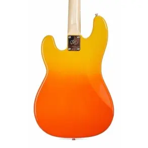 Bajo Eléctrico SX Jazz Bass 4 Cuerdas Burning Fire + Funda