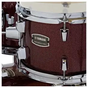 Batería Acústica Yamaha Rydeen De 5 Cuerpos Con Bombo 20 | Color Burgundy Glitter | RDP0F5BGG