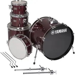 Batería Acústica Yamaha Rydeen De 5 Cuerpos Con Bombo 20 | Color Burgundy Glitter | RDP0F5BGG