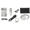Pack Mixer Streaming Auriculares y Microfono Yamaha AG03MK2WLSPK