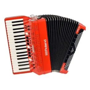Acordeon Electronico Roland Fr4x V-accordions Rojo