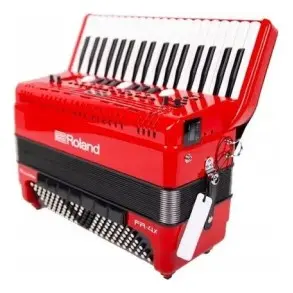 Acordeon Electronico Roland Fr4x V-accordions Rojo