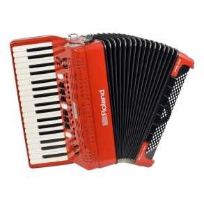 Acordeon Electronico Roland Fr4x V-accordions Rojo