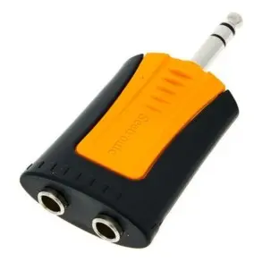 Adaptador 2 Plug 1/4 A Mini Plug 3.5 Mp3-2pm Seetronic