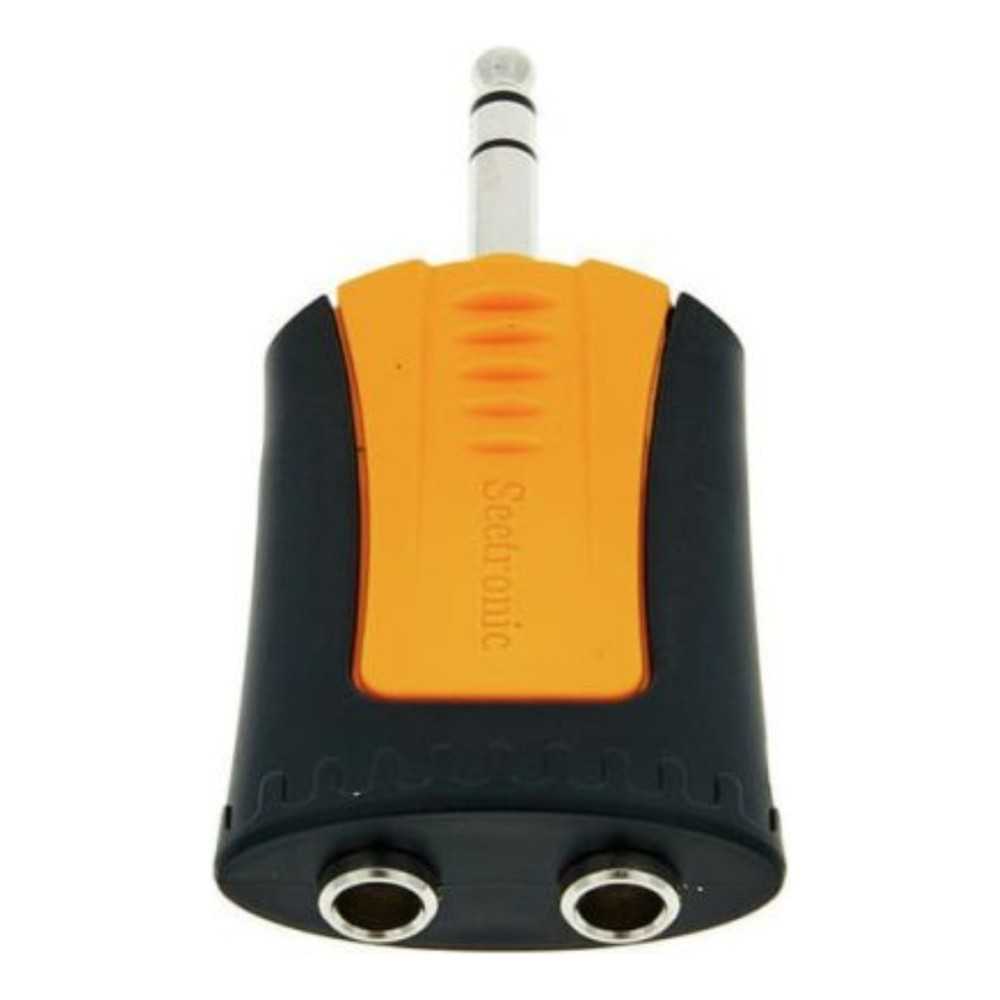Adaptador 2 Plug 1/4 A Mini Plug 3.5 Mp3-2pm Seetronic