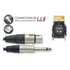 Cable Audio Profesional Reforzado Canon Plug 10 Metros