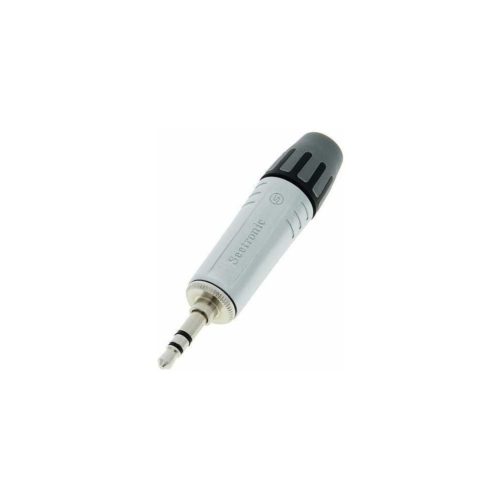 Ficha Conector Seetronic Mtp3c Mini Plug Stereo 3,5 Metalico