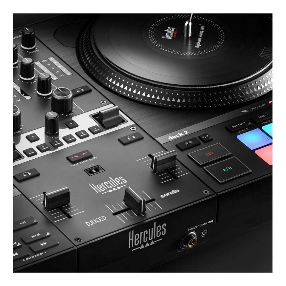 Controlador Dj Hercules Inpulse T7 Serato con USB y salida XLR