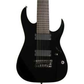Guitarra De 8 Cuerdas Ibanez Rgir28fe Bk Iron Label Black