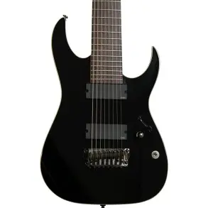 Guitarra De 8 Cuerdas Ibanez Rgir28fe Bk Iron Label Black