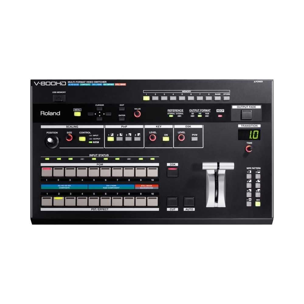 Switcher Para Vídeo Multiformato | Roland V800HD