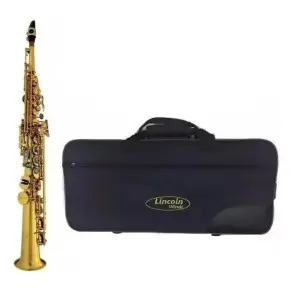 Saxo Soprano Lincoln Deluxe Con Estuche Y Boquilla | LCSS-650
