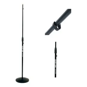 Soporte Para Micrófono Quik Lok Recto Con Base Redonda | Modelo A-399