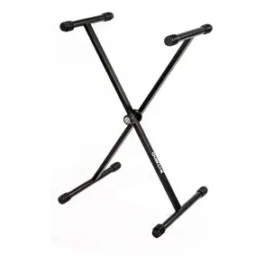 Soporte De Teclado Quik Lok Resistente Y Pesado | Tijera Pata Simple | Modelo T/10BK