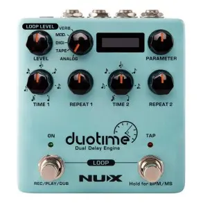 Pedal Nux De Efecto Para Guitarra Eléctrica | Delay | NDD6 Dual Delay Engine