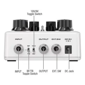 Pedal De Efecto Para Guitarra Electrica Nux | Ace Of Tone | Ndo-5 Dual Overdrive