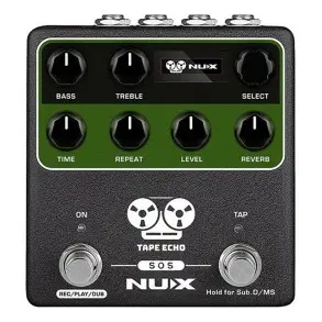 Pedal Para Guitarra Eléctrica Nux Multi Delay | NDD7 | Tape Echo
