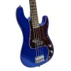 Bajo Eléctrico SX Precision 4 Cuerdas Azul Eléctrico + Funda