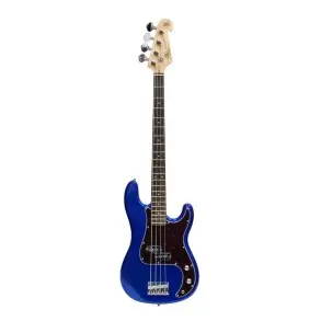 Bajo Eléctrico SX Precision 4 Cuerdas Azul Eléctrico + Funda
