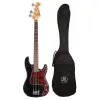 Bajo Eléctrico SX Precision 4 Cuerdas Negro + Funda