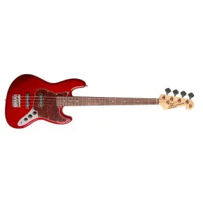 Bajo Eléctrico SX Jazz Bass 4 Cuerdas Rojo Candy Apple + Funda