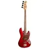 Bajo Eléctrico SX Jazz Bass 4 Cuerdas Rojo Candy Apple + Funda