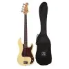 Bajo Eléctrico SX Precision Vintage Series 4 Cuerdas Blanco Vintage + Funda