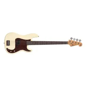 Bajo Eléctrico SX Precision Vintage Series 4 Cuerdas Blanco Vintage + Funda
