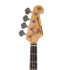 Bajo Eléctrico SX Jazz Bass 4 Cuerdas Negro + Funda