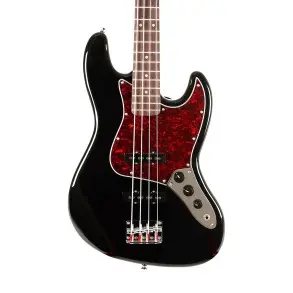 Bajo Eléctrico SX Jazz Bass 4 Cuerdas Negro + Funda