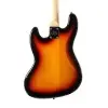 Bajo Eléctrico SX Jazz Bass 4 Cuerdas Sunburst 3 Tonos + Funda