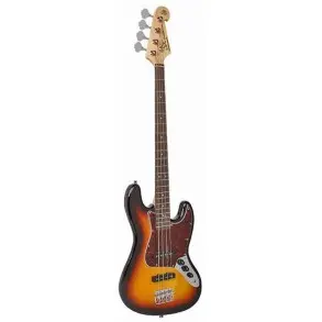 Bajo Eléctrico SX Jazz Bass 4 Cuerdas Sunburst 3 Tonos + Funda