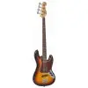 Bajo Eléctrico SX Jazz Bass 4 Cuerdas Sunburst 3 Tonos + Funda
