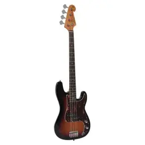 Bajo Eléctrico SX Precision Vintage Series 4 Cuerdas Sunburst 3 Tonos + Funda