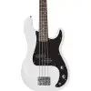 Pack Bajo Eléctrico Leonard Precision 4 Cuerdas Blanco + Amplificador Ross + Accesorios