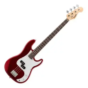 Pack Bajo Eléctrico Leonard Precision 4 Cuerdas Rojo Metalizado + Amplificador + Accesorios