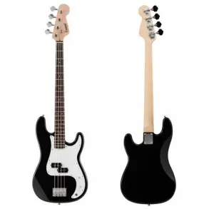 Pack Bajo Eléctrico Leonard Precision 4 Cuerdas Negro + Amplificador + Accesorios