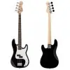 Pack Bajo Eléctrico Leonard Precision 4 Cuerdas Negro + Amplificador + Accesorios