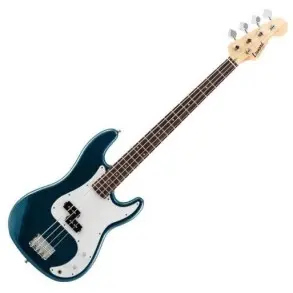 Pack Bajo Eléctrico Leonard Precision 4 Cuerdas Azul + Amplificador + Accesorios