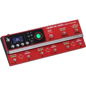 Pedalera Boss Loop Station De 6 Pistas | RC-600 | Loopera