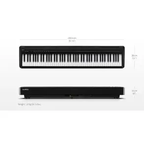 Piano Digital Kawai Es120 B 88 Teclas Bluetooth 25 Sonidos 195 Polifonia