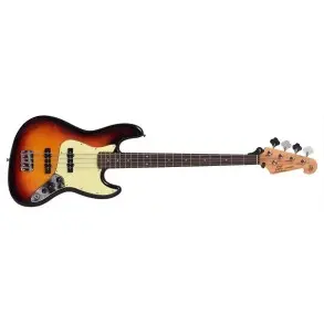 Bajo Eléctrico SX Vintage Series Jazz Bass 4 Cuerdas Sunburst 3 Tonos + Funda y Cable
