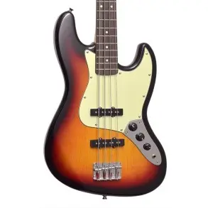 Bajo Eléctrico SX Vintage Series Jazz Bass 4 Cuerdas Sunburst 3 Tonos + Funda y Cable