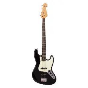 Bajo Eléctrico SX Vintage Series Jazz Bass 4 Cuerdas Negro + Funda y Cable