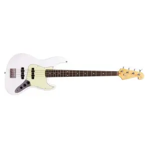 Bajo Eléctrico SX Vintage Series Jazz Bass 4 Cuerdas Blanco Olympic + Funda y Cable