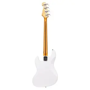 Bajo Eléctrico SX Vintage Series Jazz Bass 4 Cuerdas Blanco Olympic + Funda y Cable
